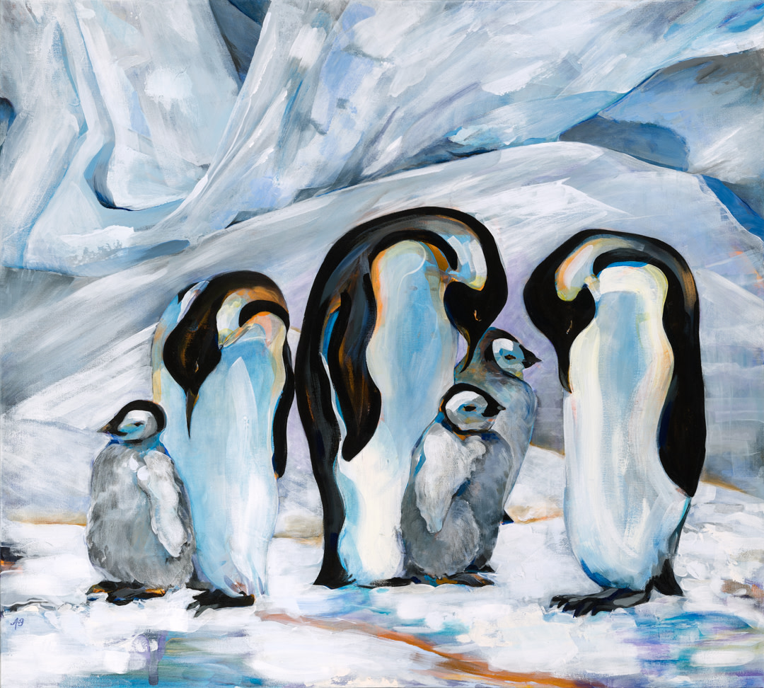 Penguins by Anna Iris Graham 