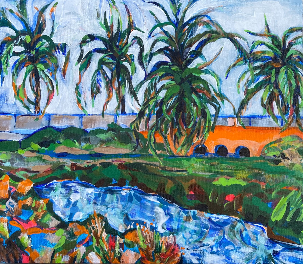 Remember Where You Were  (The Culvert at Famosa Slough) by Anna Iris Graham 