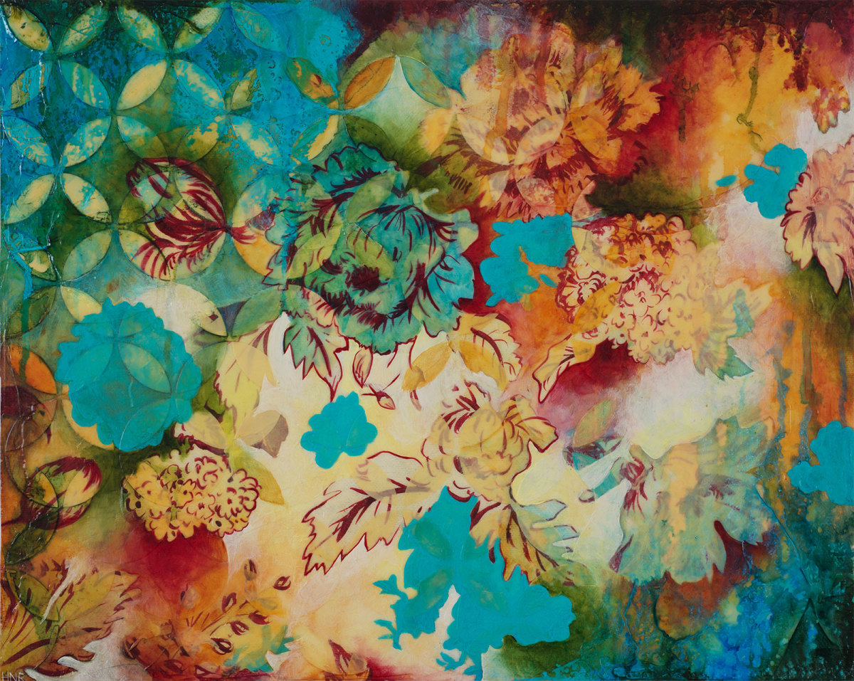 Arcs Floral 1 by Heather Robinson 