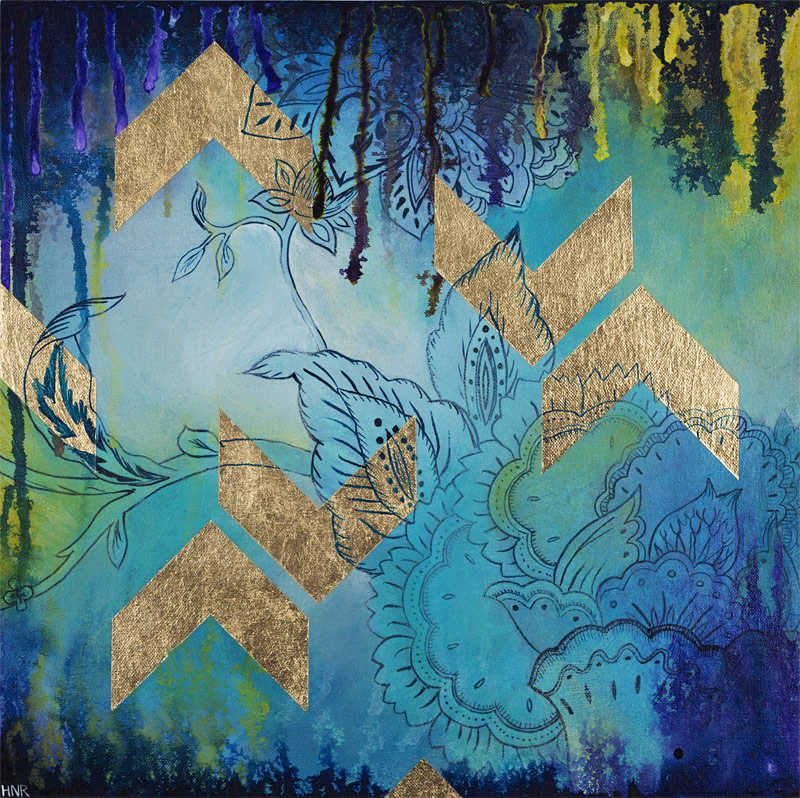 Chevrons (Cool) by Heather Robinson, Image 1.