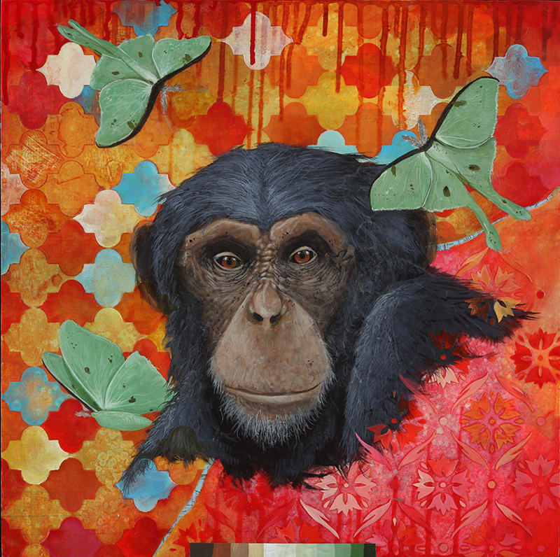 Under the Canopy (Chimpanzee) by Josh Coffy and Heather Robinson, Image 1.