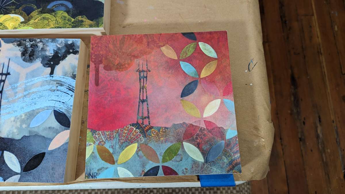 Sutro in Fog 56 Wood Mounted Print 1/2 by Heather Robinson 