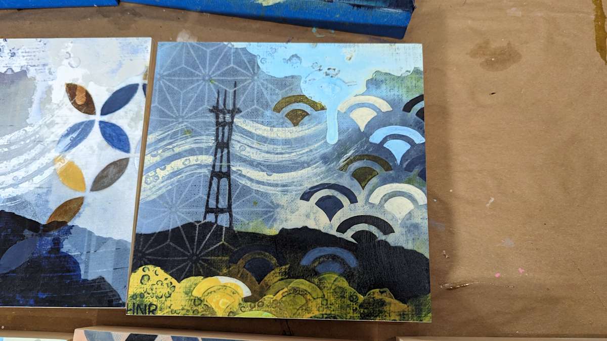 Sutro in Fog 70 Wood Mounted Print 1/2 by Heather Robinson