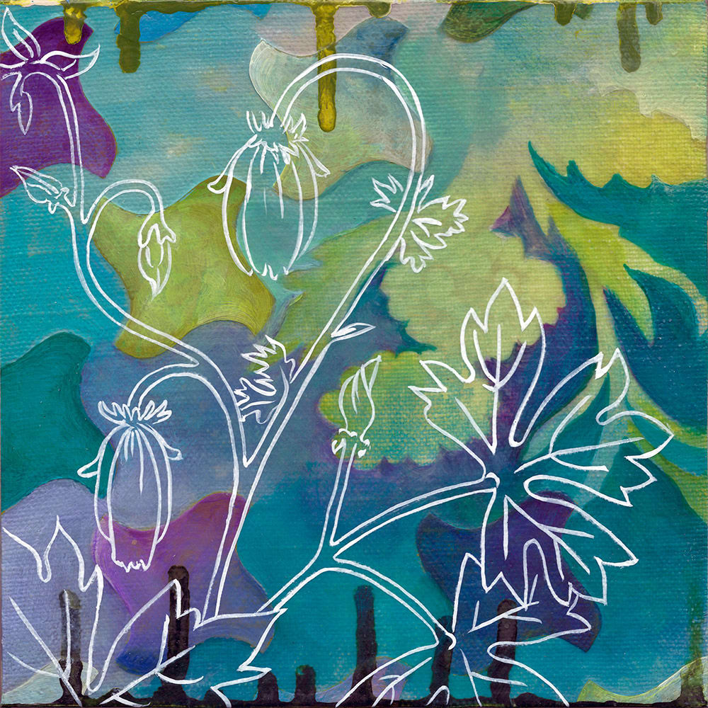 Little Flowers (Columbine) by Heather Robinson 