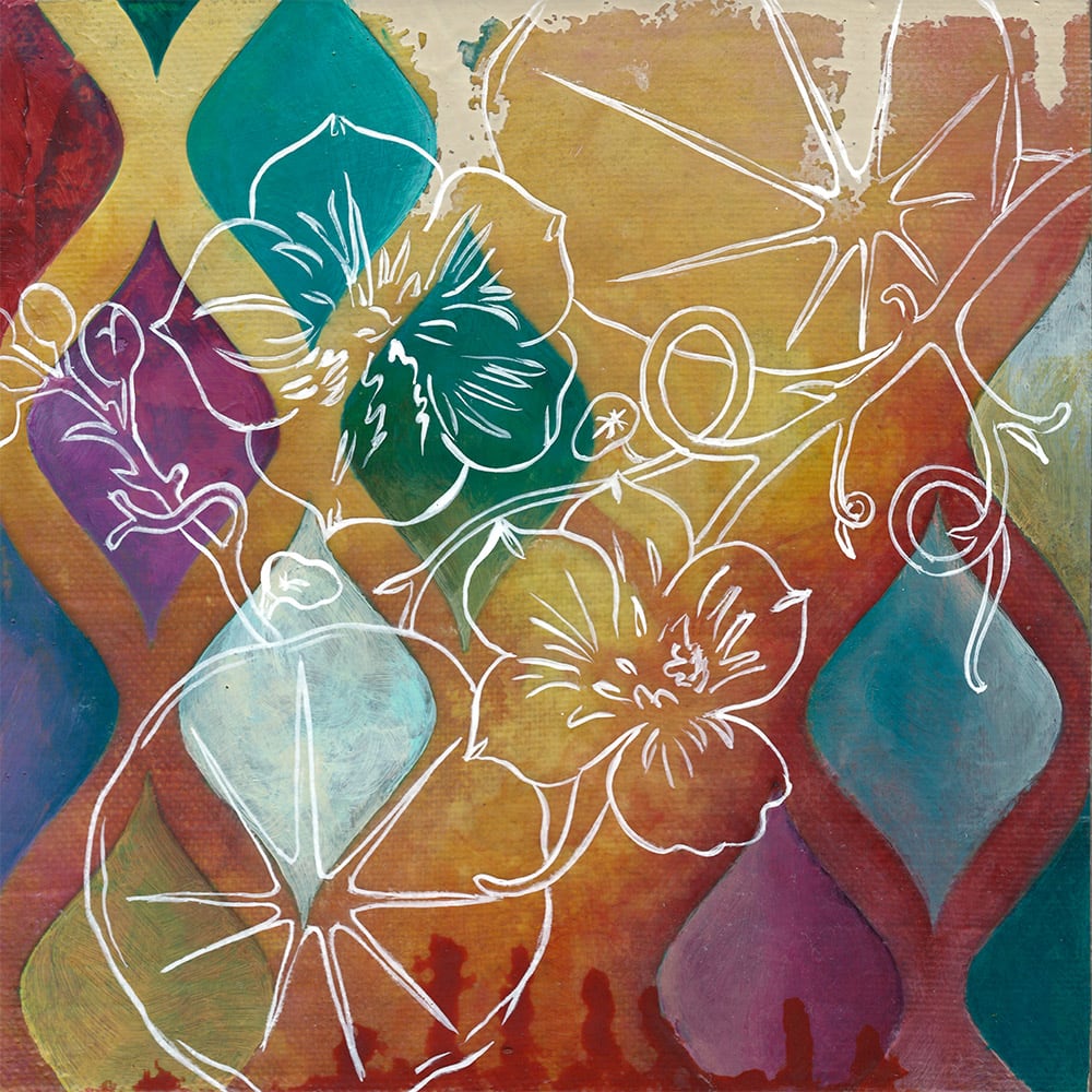 Little Flowers (Nasturtium) by Heather Robinson 