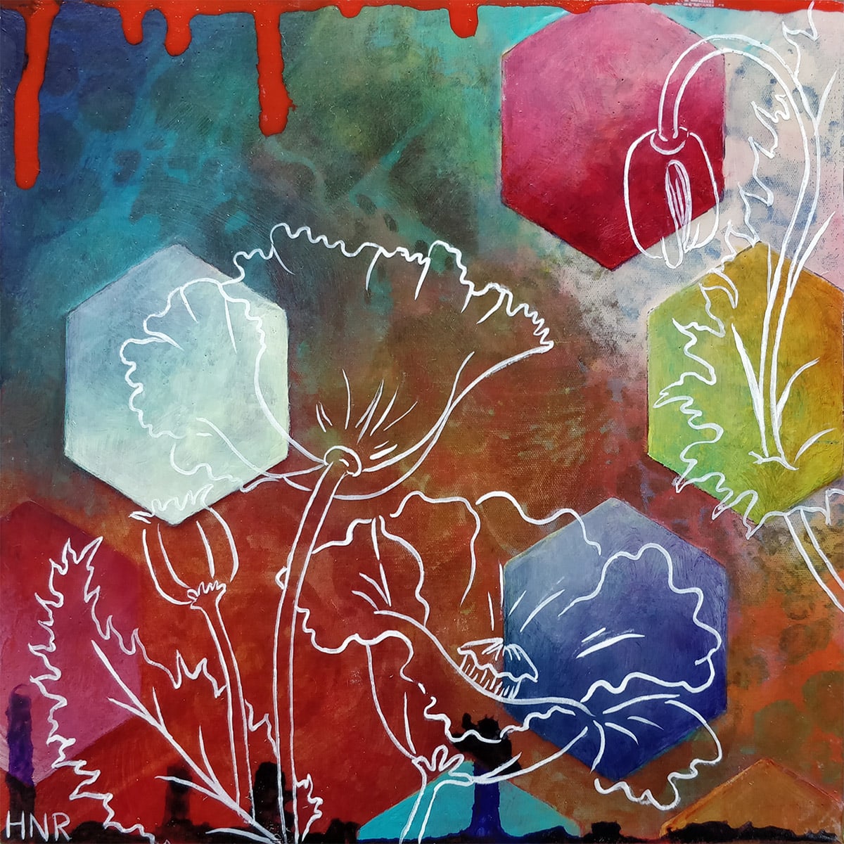 Little Flowers (Poppy) by Heather Robinson 