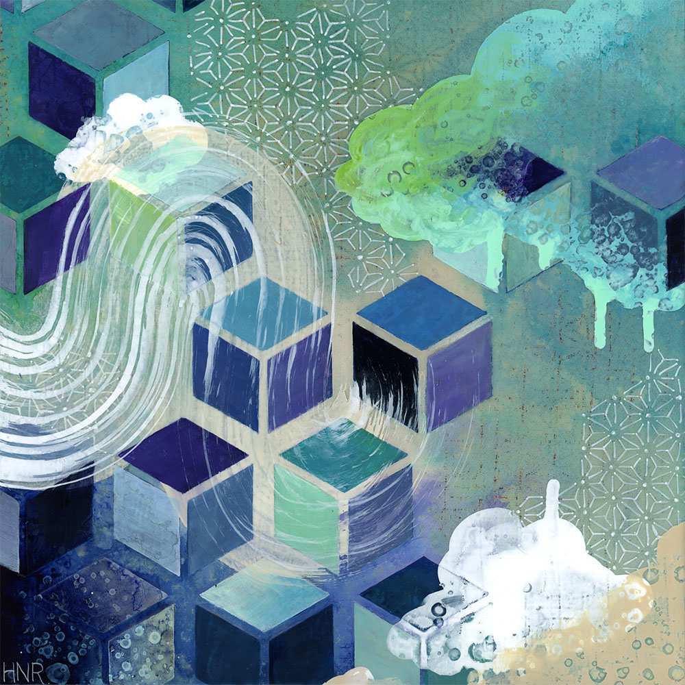 Ocean Storm 3 by Heather Robinson 