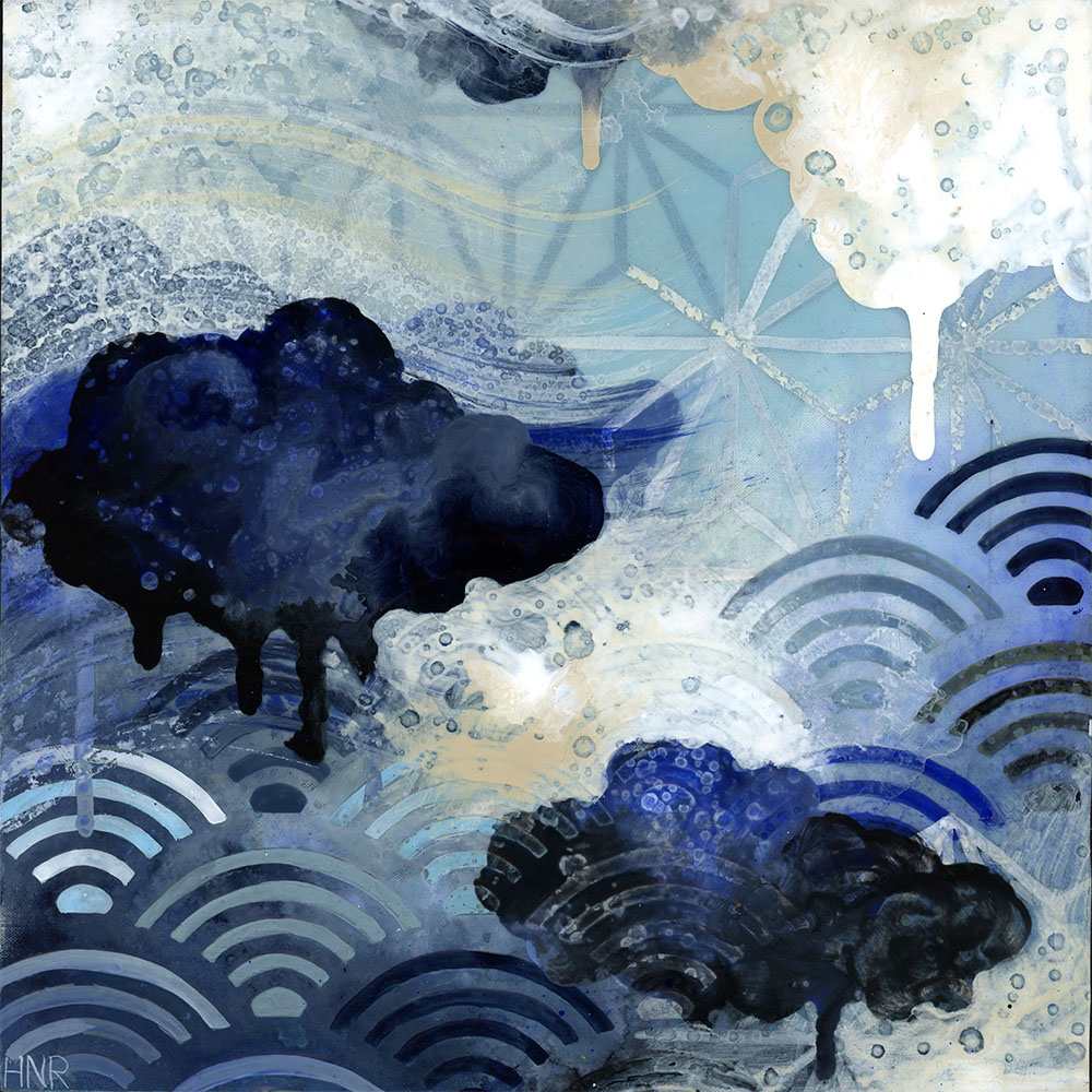 Ocean Storm 4 by Heather Robinson 