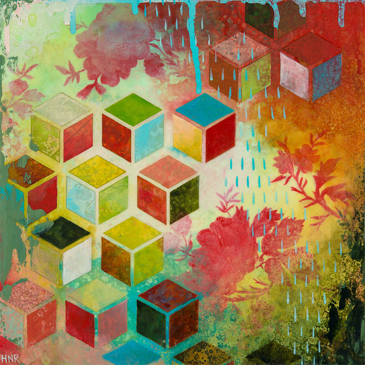 The Cheerfuls 2 (Tumbling Block) by Heather Robinson, Image 1.