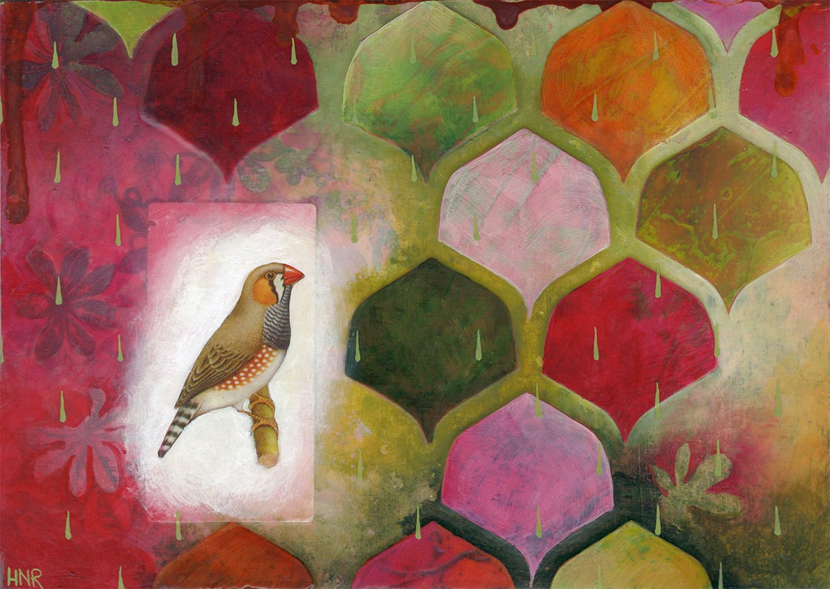 Zebra Finch by Heather Robinson 