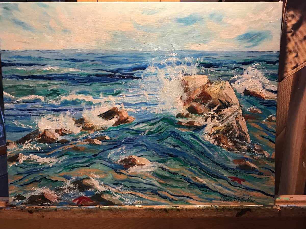 Rock Stars by Caron McBride  Image: The ocean amazes me with it's strength and rugged beauty. As a youth I enjoyed tide pools with starfish at Cannon Beach, Oregon. USA 