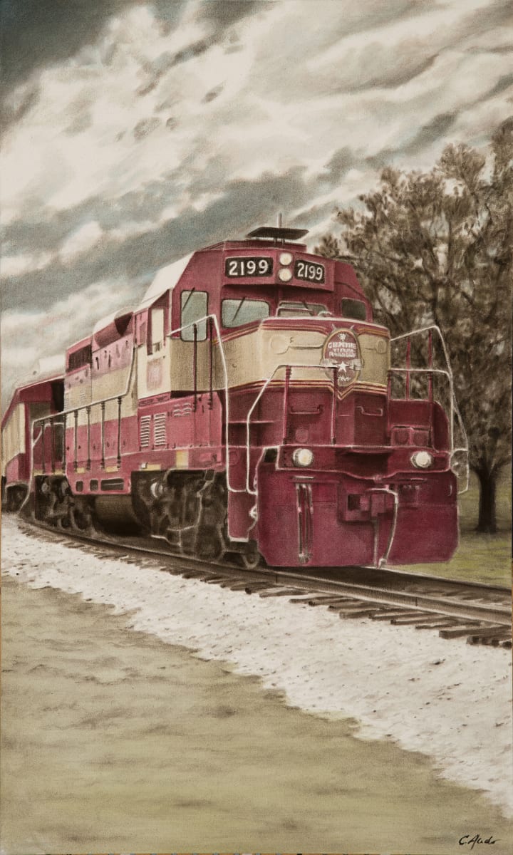 Vinnie by Carol L. Acedo  Image: "Vinney" from the Grapevine Vintage Railroad, Grapevine TX