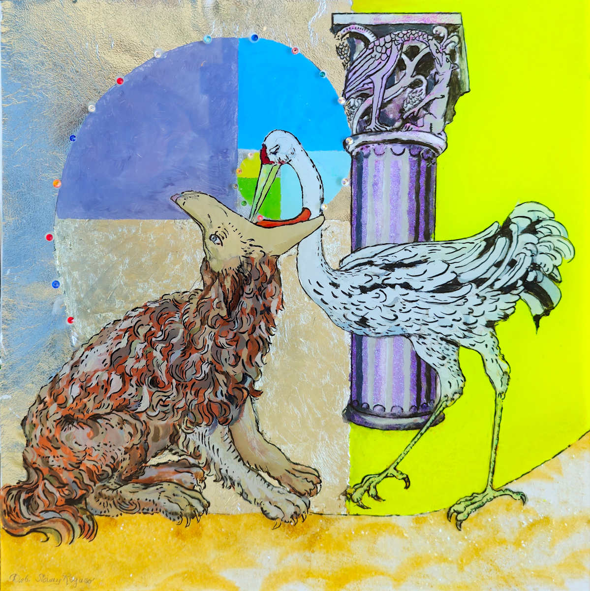 The Stork's Noble Deed by Debi Slowey-Raguso, Image 3.
