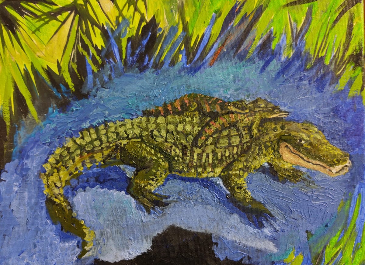 Even Alligators have parents...doesn't stop them from biting. by Deb Slowey, Image 2.
