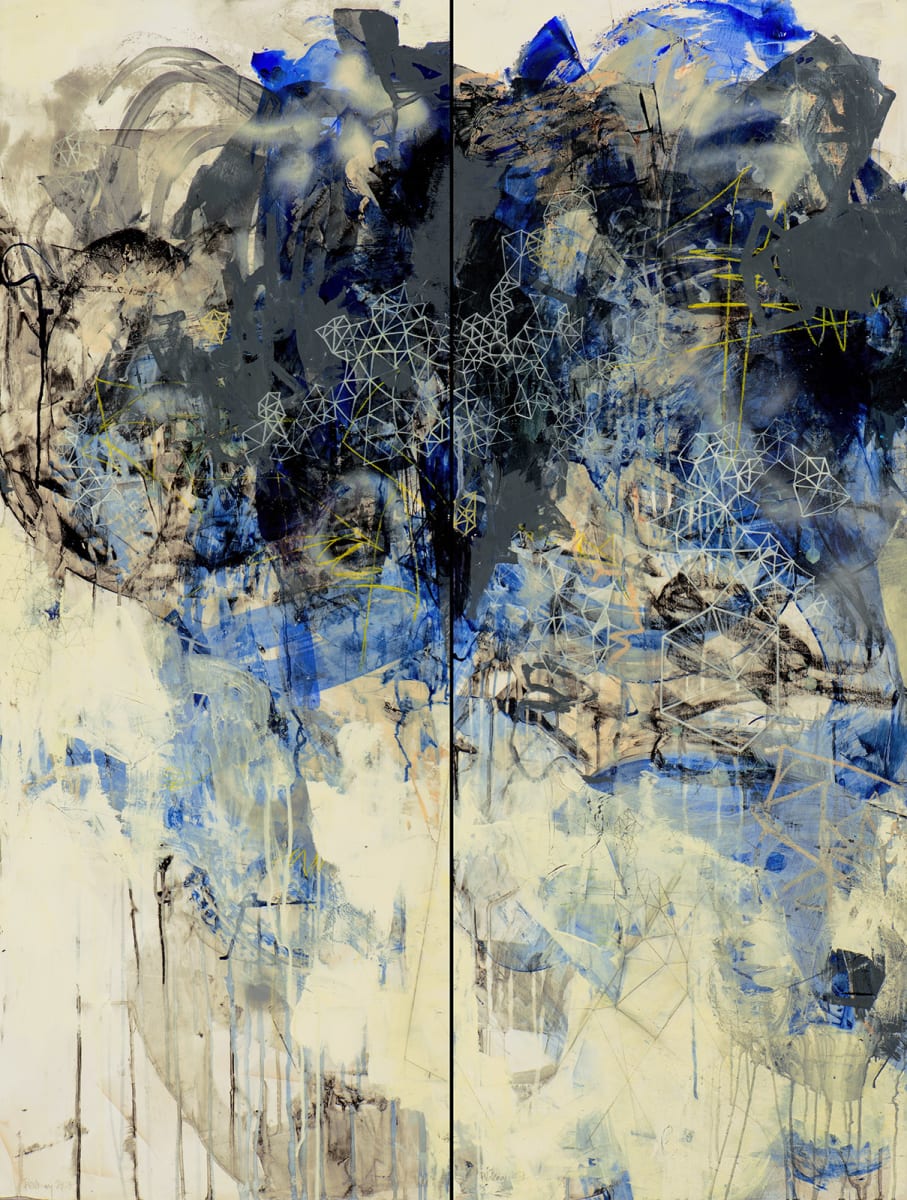 Cassiopeia and Andromeda (diptych) by Paula Valenzuela, Image 2.