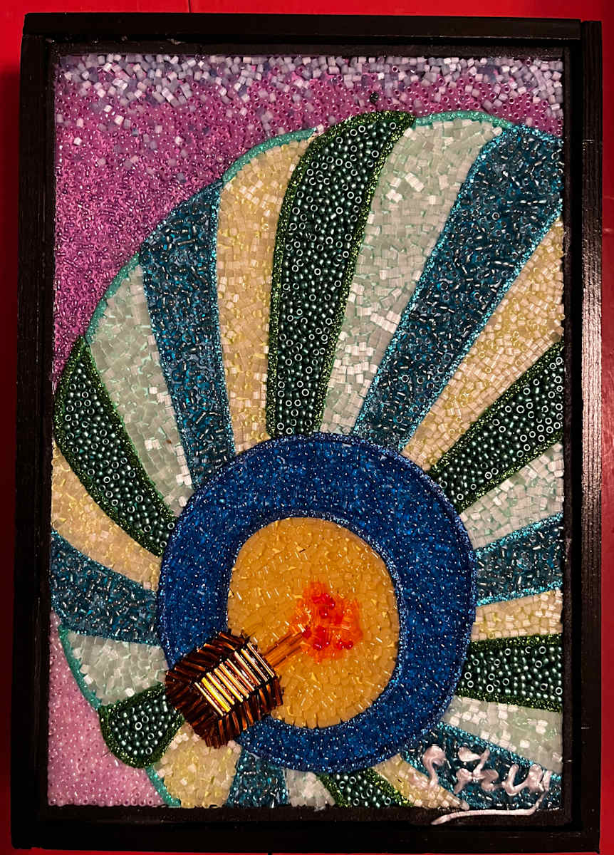 Balloon #83 9x6 block #74 by Sabrina Frey 