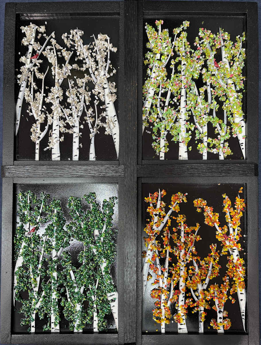 The Pause - set of four by Sabrina Frey 