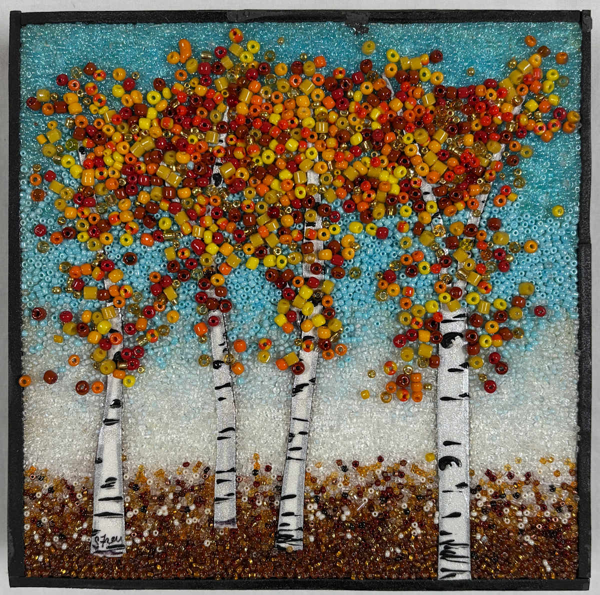8x8 Fall block #94 by Sabrina Frey