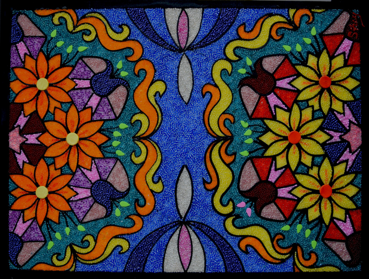 Mandala mirror 2 by Sabrina Frey 