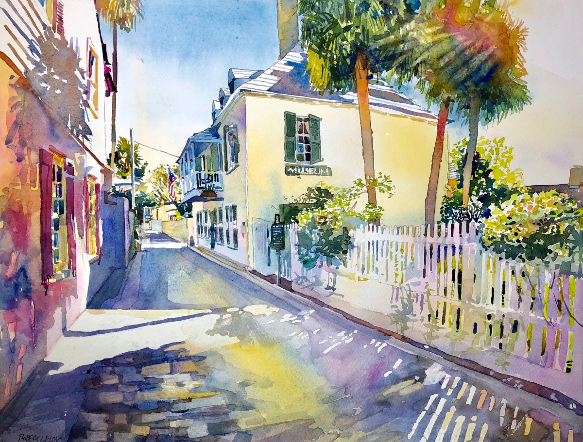 "Aviles Street, St. Augustine, Florida" by Robert H. Leedy 