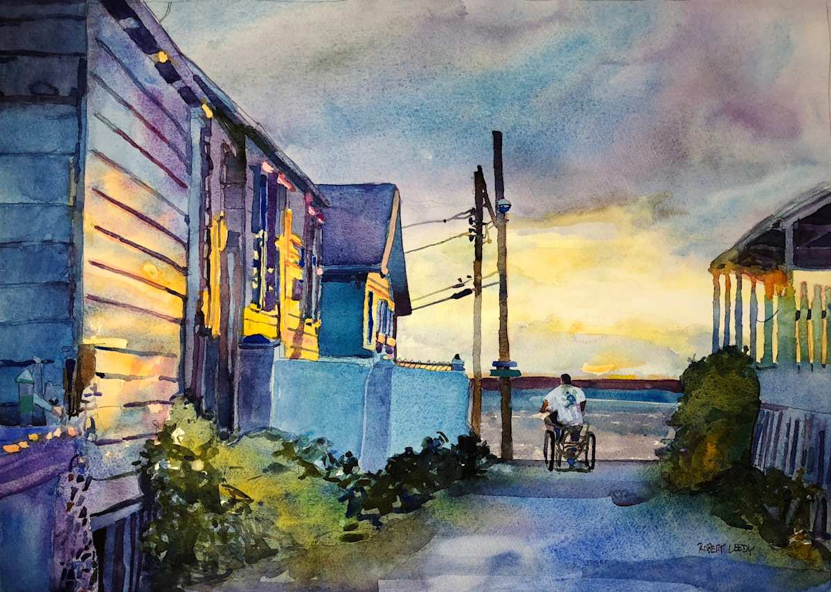 "Bahamian Sunset" by Robert H. Leedy, Image 1.