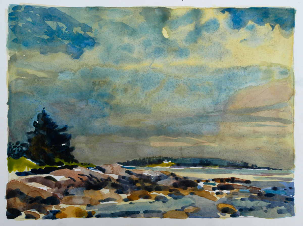 "Driftin Beach, Port Clyde, Maine" by Robert H. Leedy 