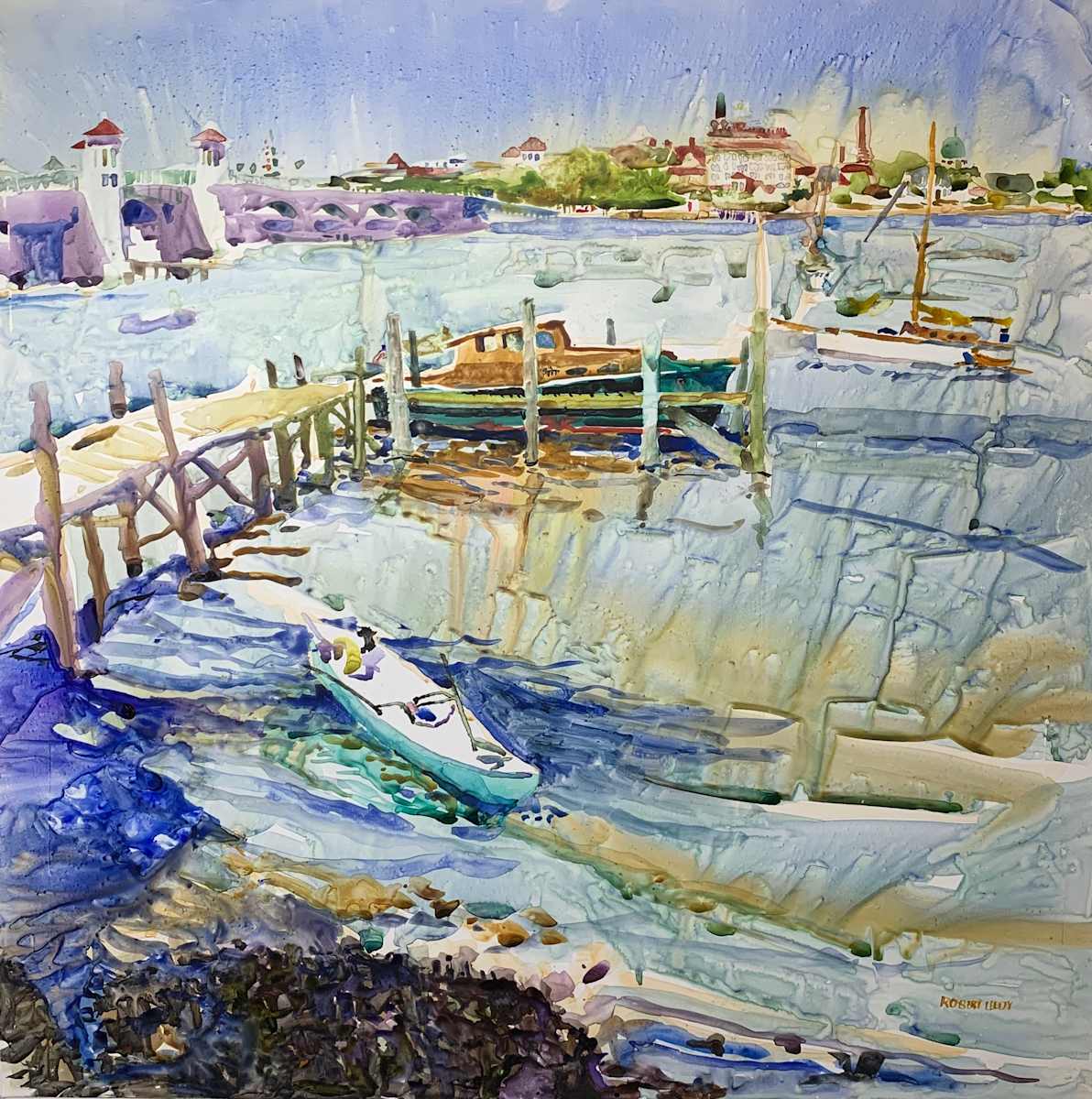 "Bayfront, St. Augustine" by Robert H. Leedy, Image 1.