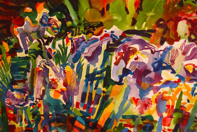 "Iris Abstraction" by Robert H. Leedy, Image 1.