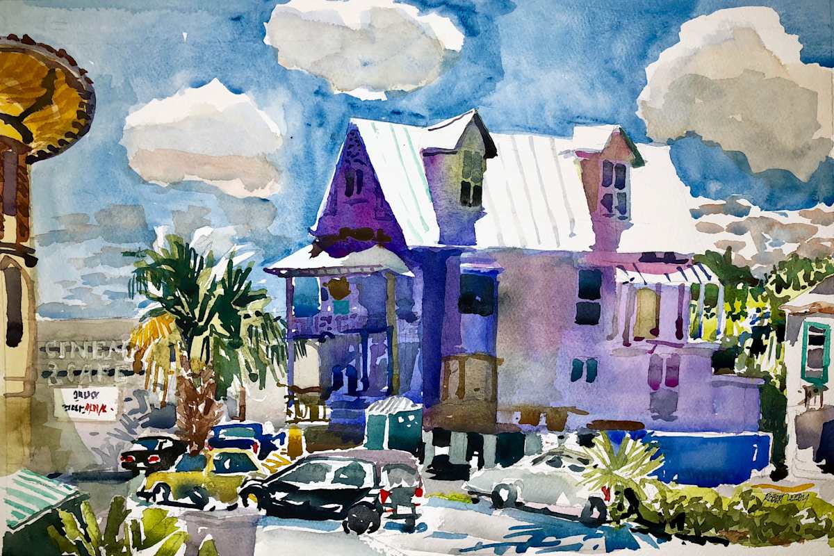 "la Casa Violeta" by Robert H. Leedy, Image 1.