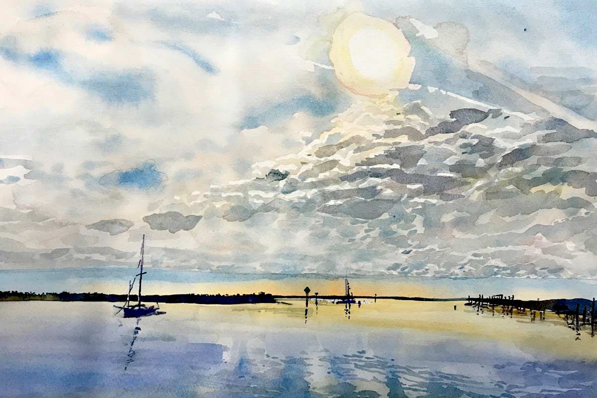 "Salt Run, St. Augustine" by Robert H. Leedy, Image 1.