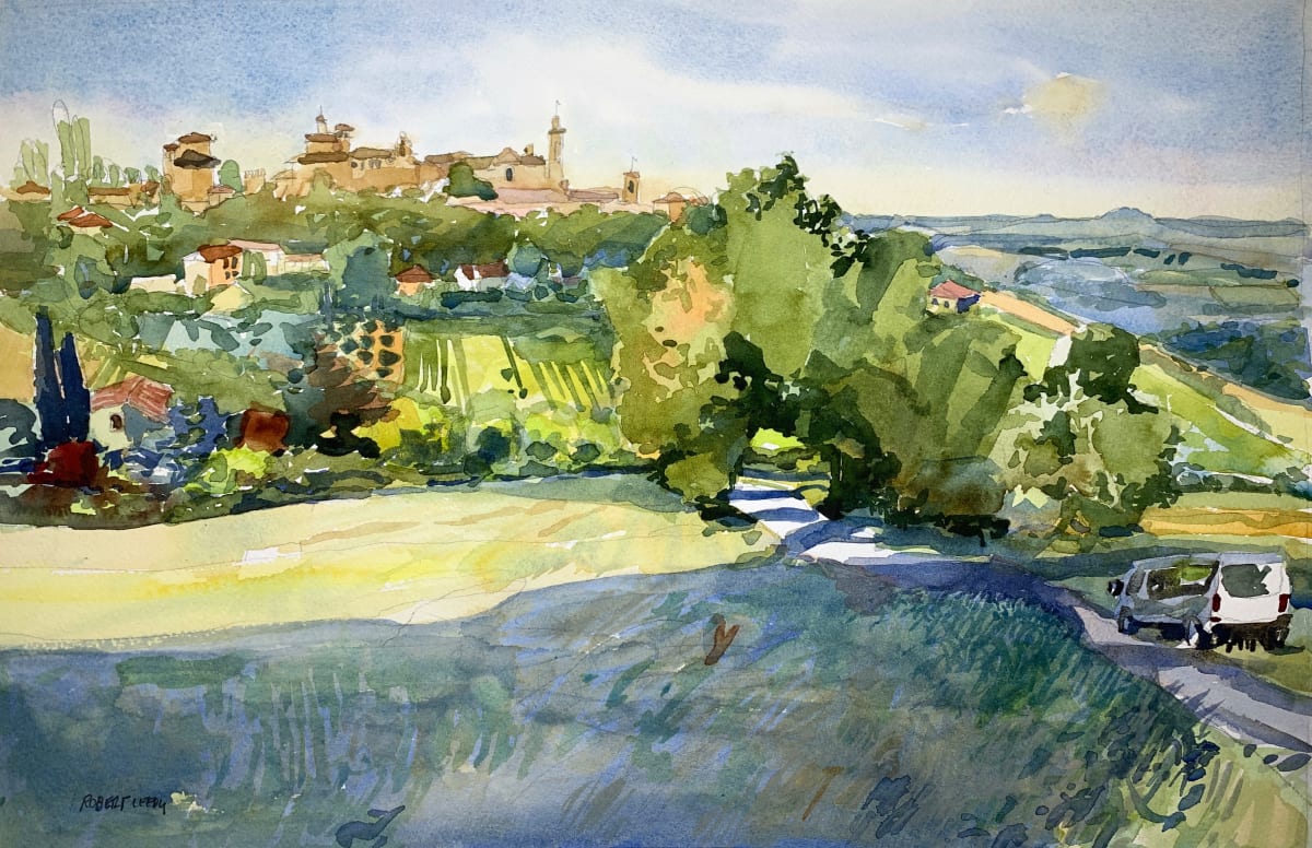 "View of Corinaldo" by Robert H. Leedy, Image 2.