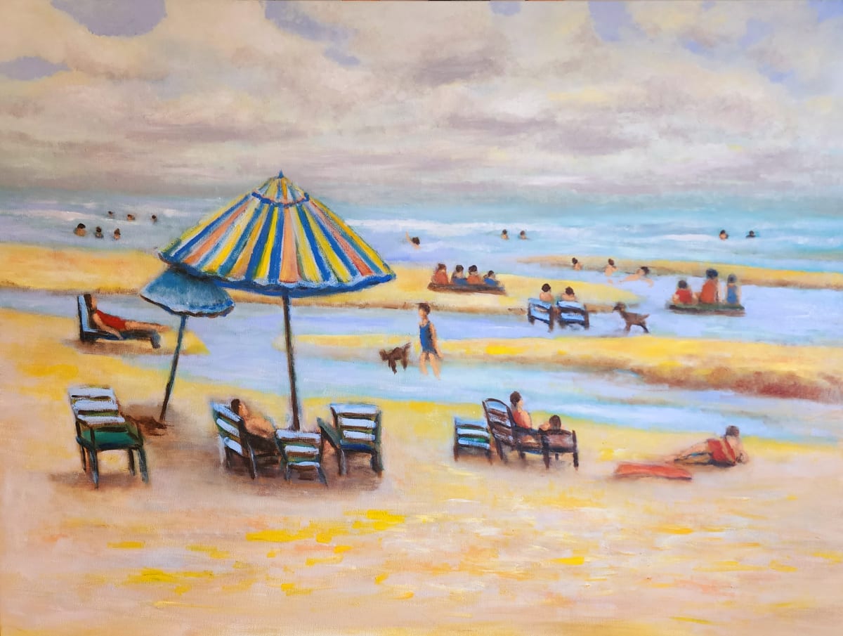 Beach Day II (SOLD) by Susan Bryant 