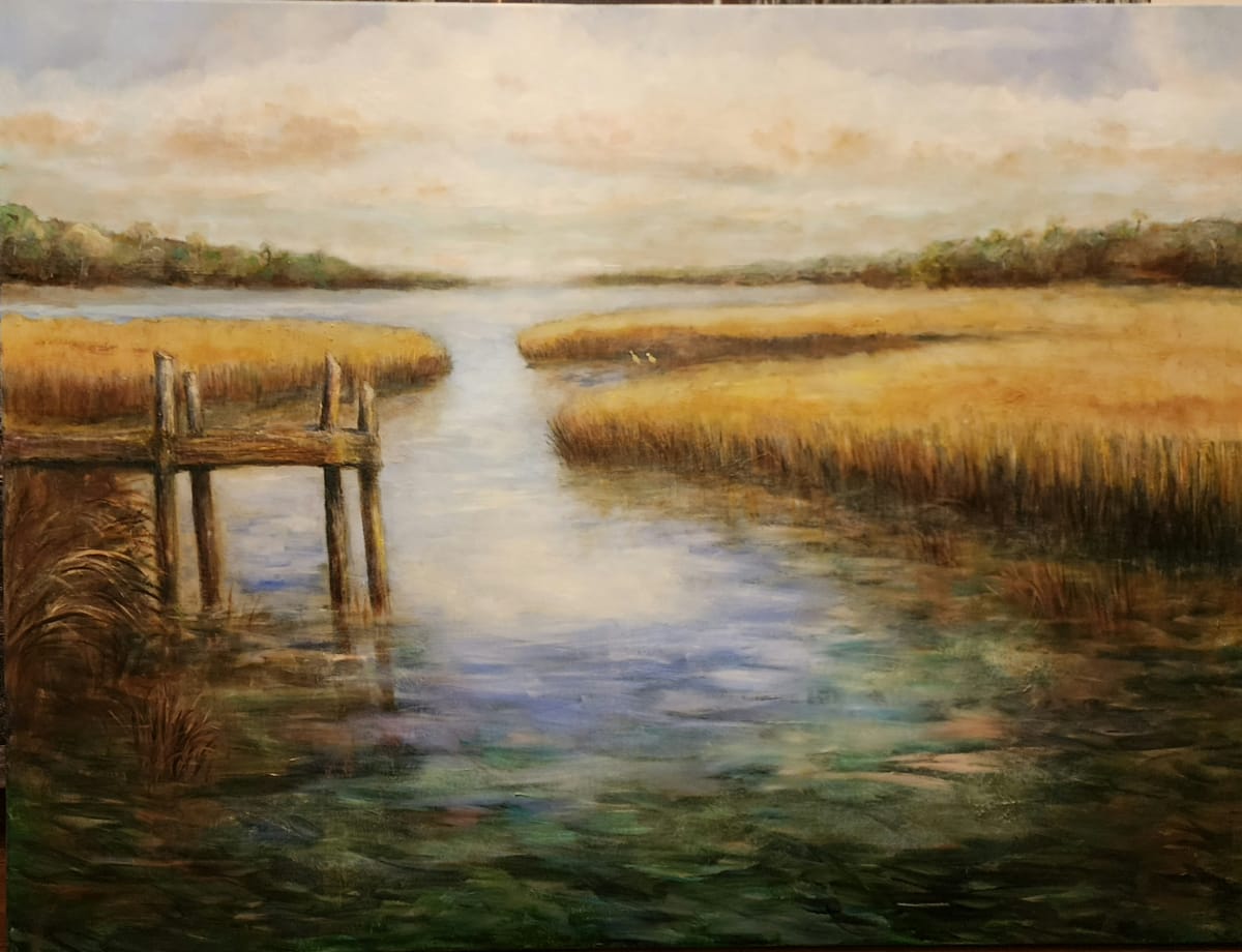 Old Dock (SOLD) by Susan Bryant 