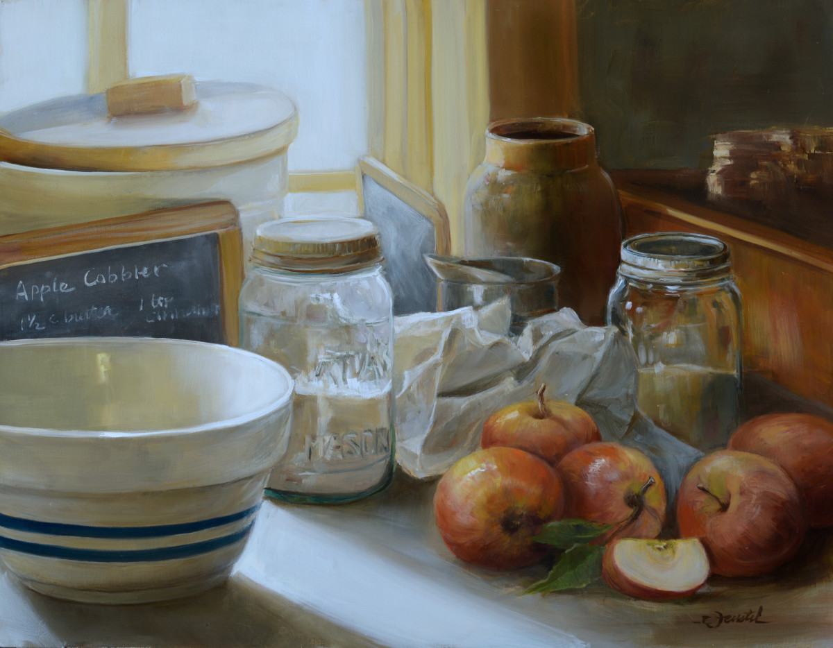 Apple Cobbler by Cynthia Feustel 