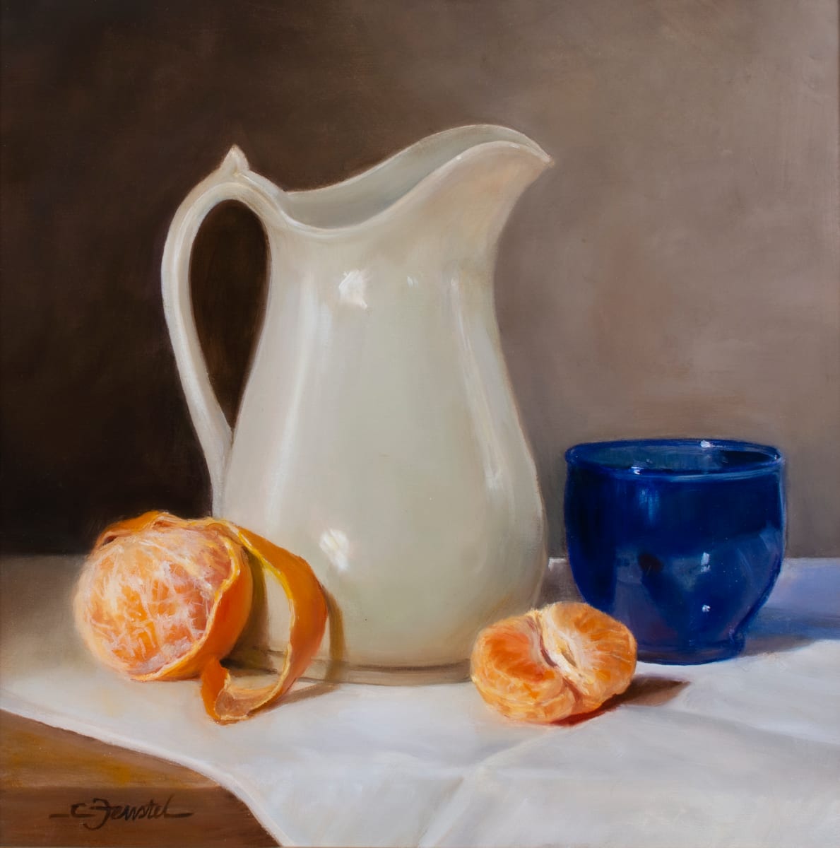 White Pitcher by Cynthia Feustel 