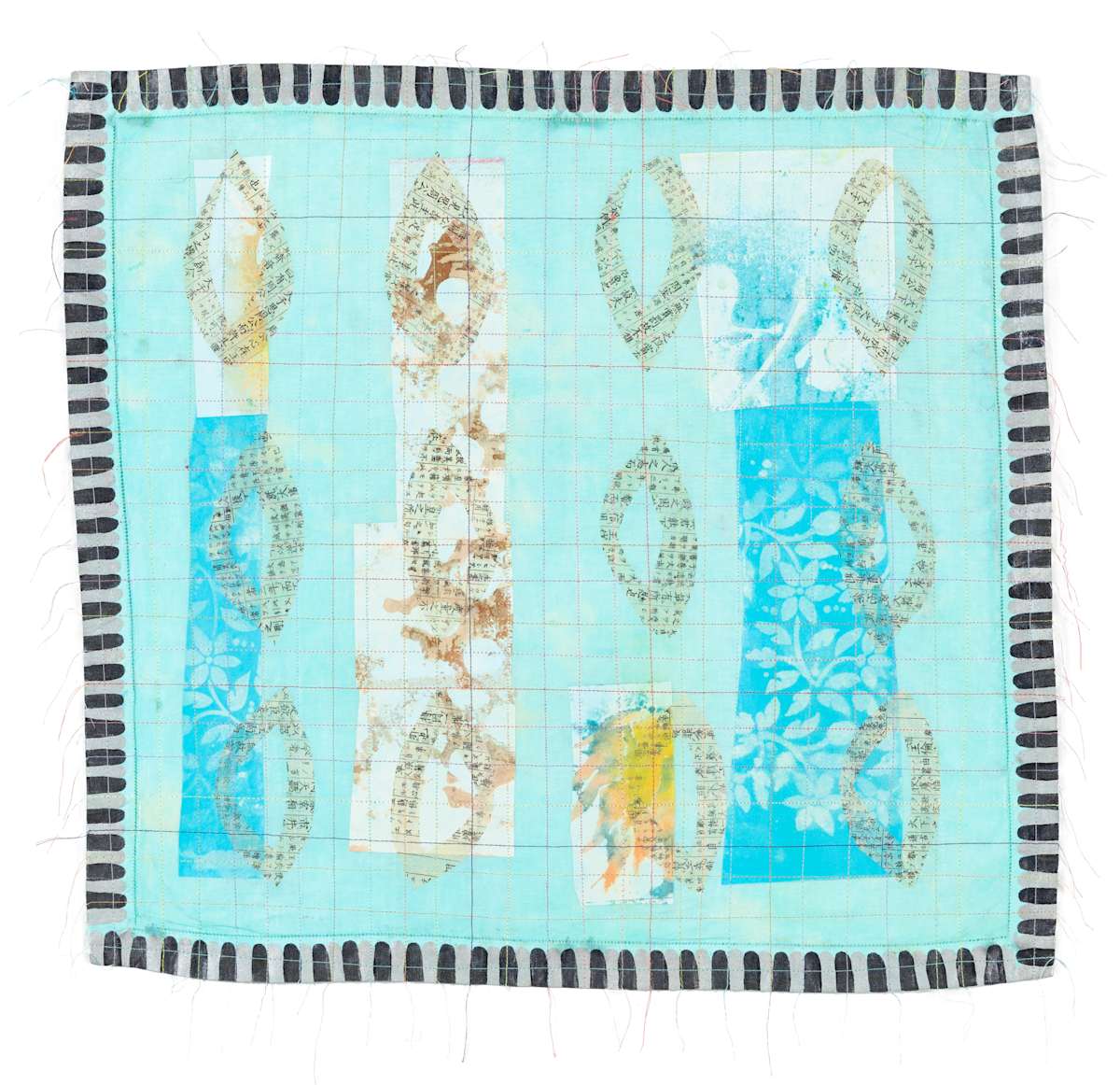 Abstract Cloth Collage 5 by Hollie Heller, Image 2.