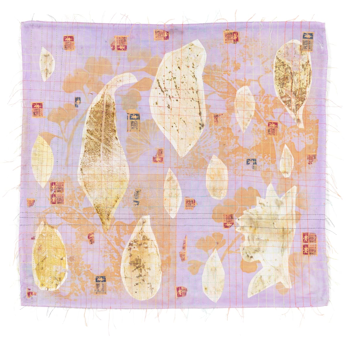Abstract Cloth Collage 13 by Hollie Heller 