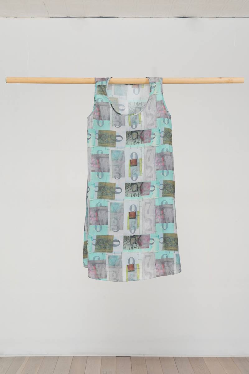Midi-dress (Numbers) by Hollie Heller, Image 1.
