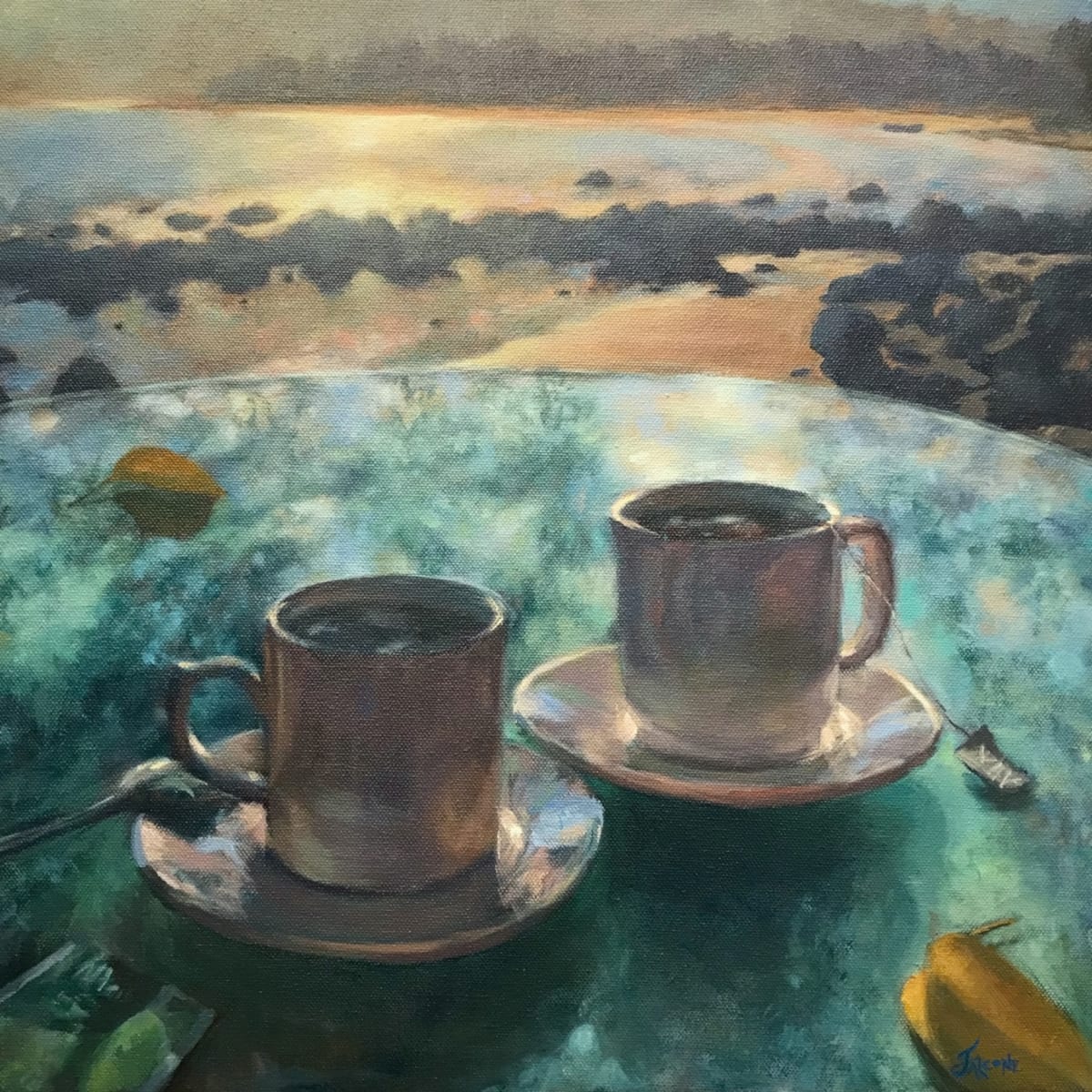 Te Verde by Jessica Falcone  Image: Enjoying a morning cup of green tea at Sayulita Beach, Mexico.