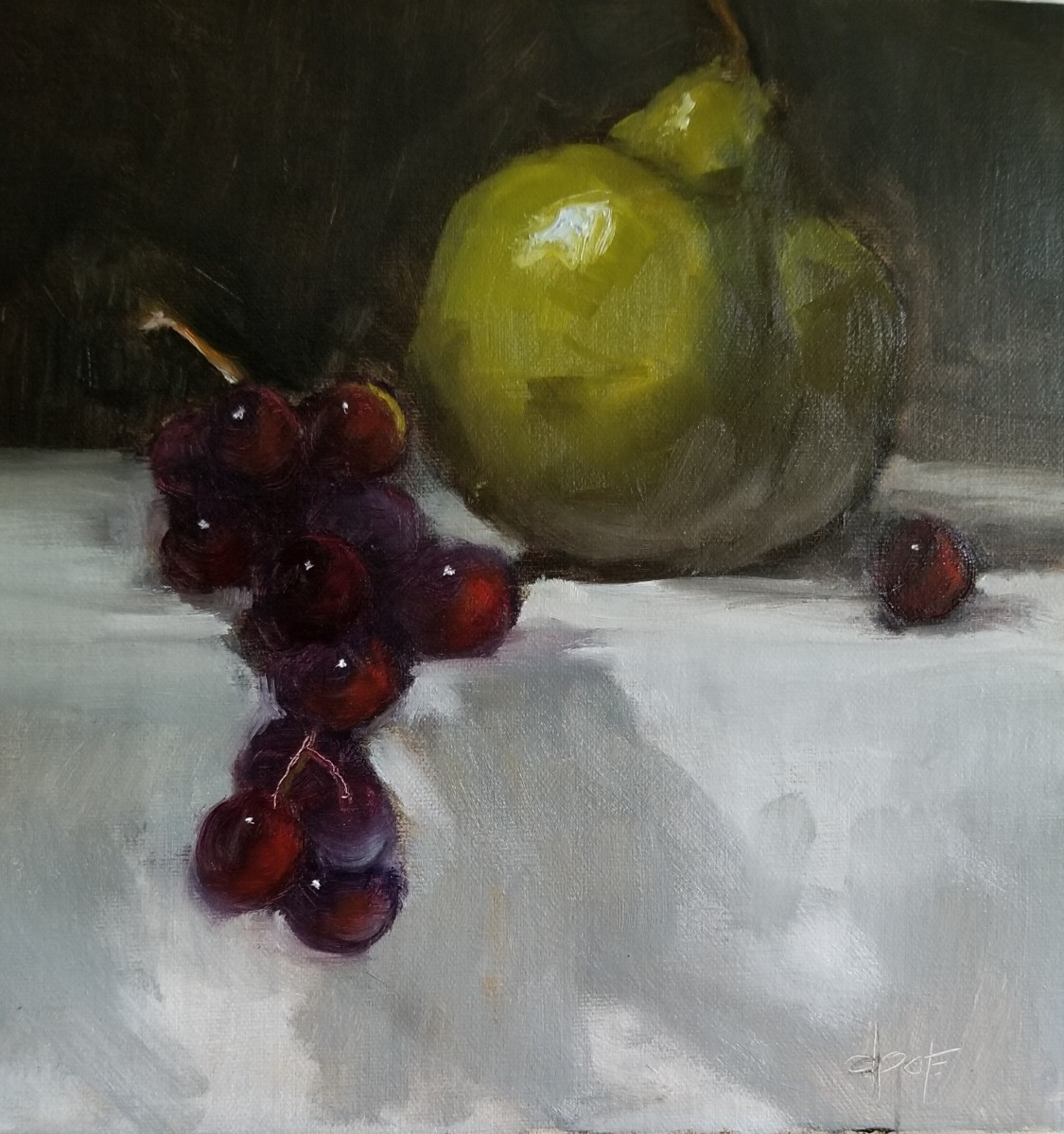 Still Life with Pear by Donna Pate 