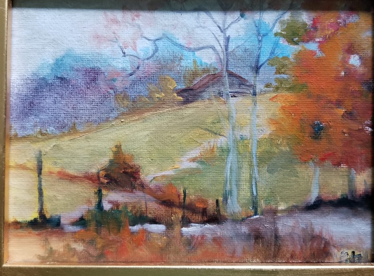 Autumn Farm by Donna Pate 