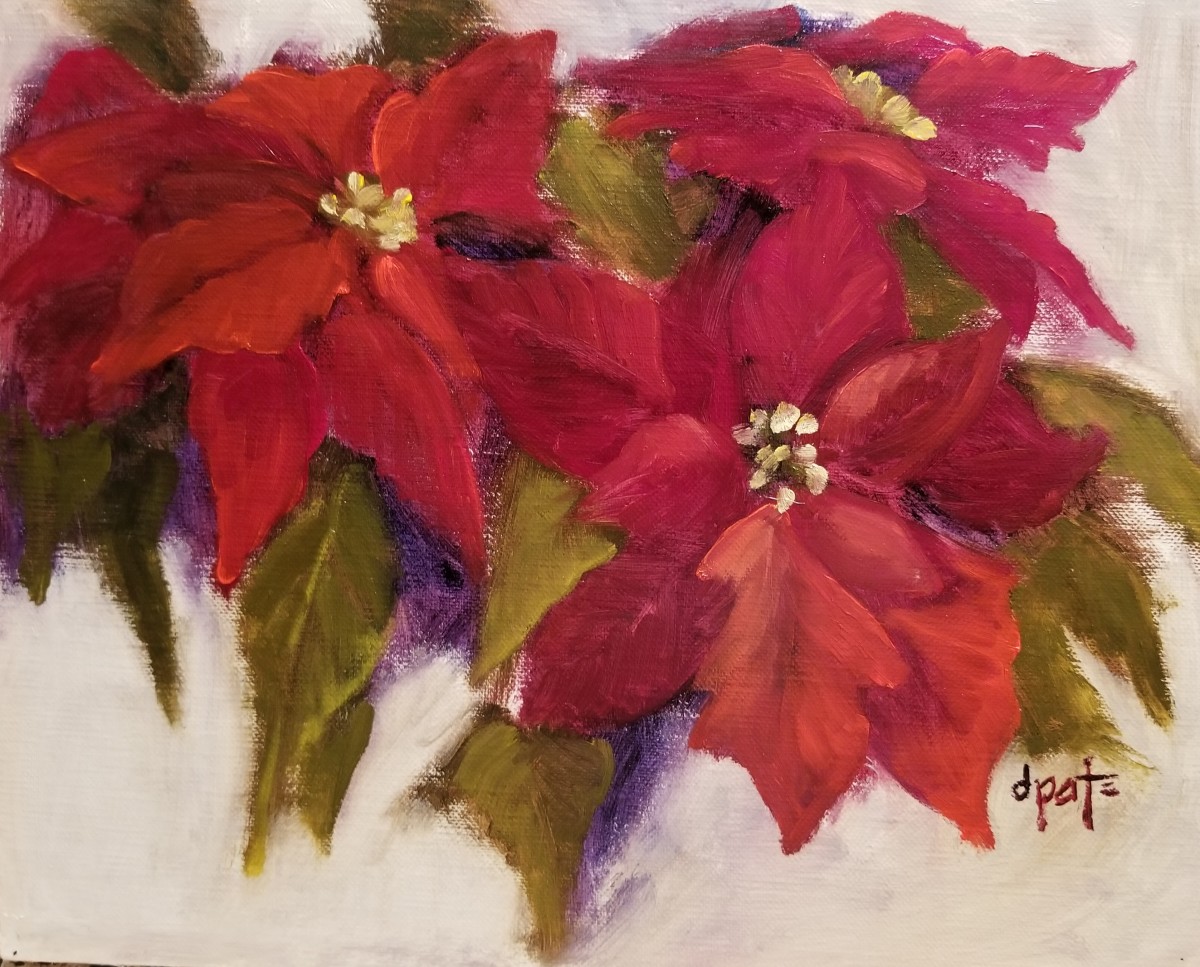 Poinsettias by Donna Pate 