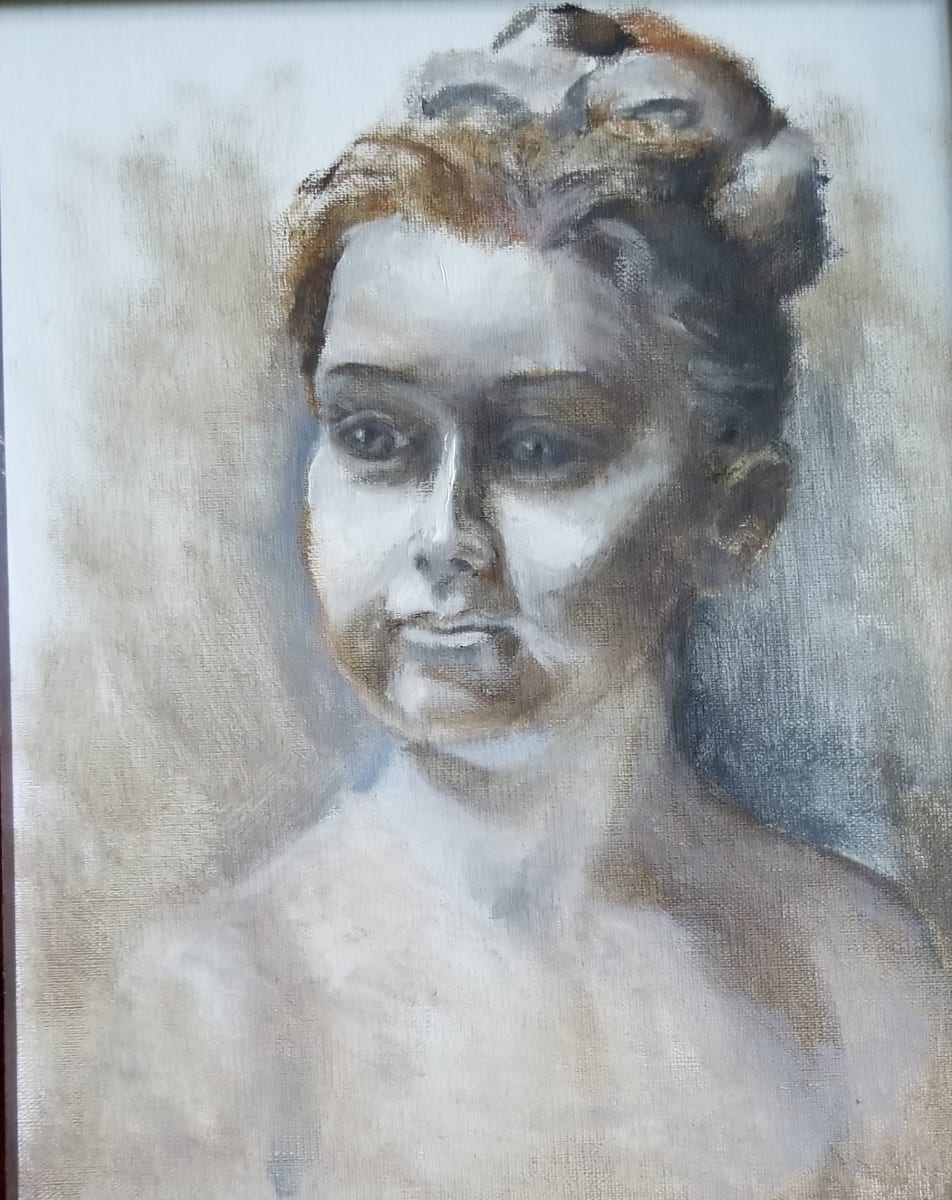 Portrait of a Young Girl by Donna Pate 