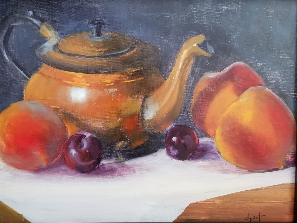 Copper and Peaches by Donna Pate 