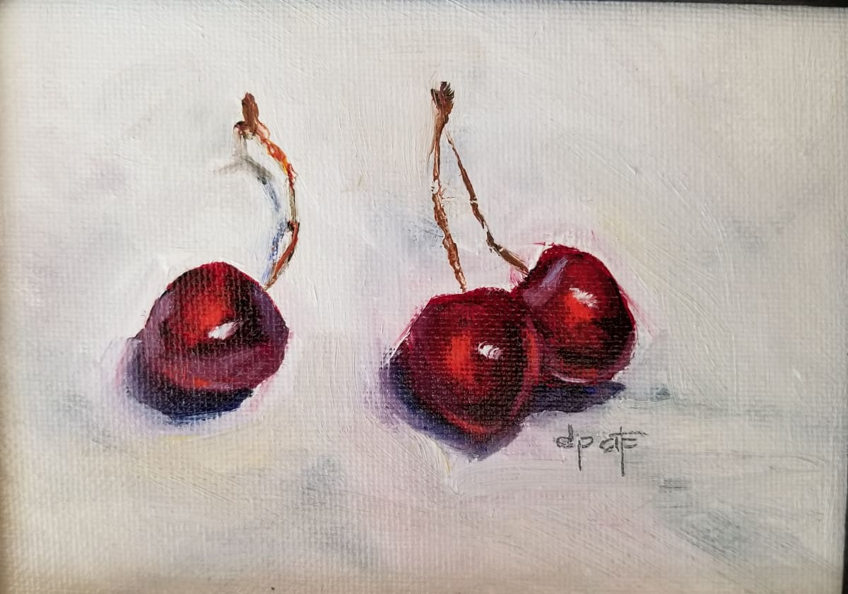 3 cherries by Donna Pate 