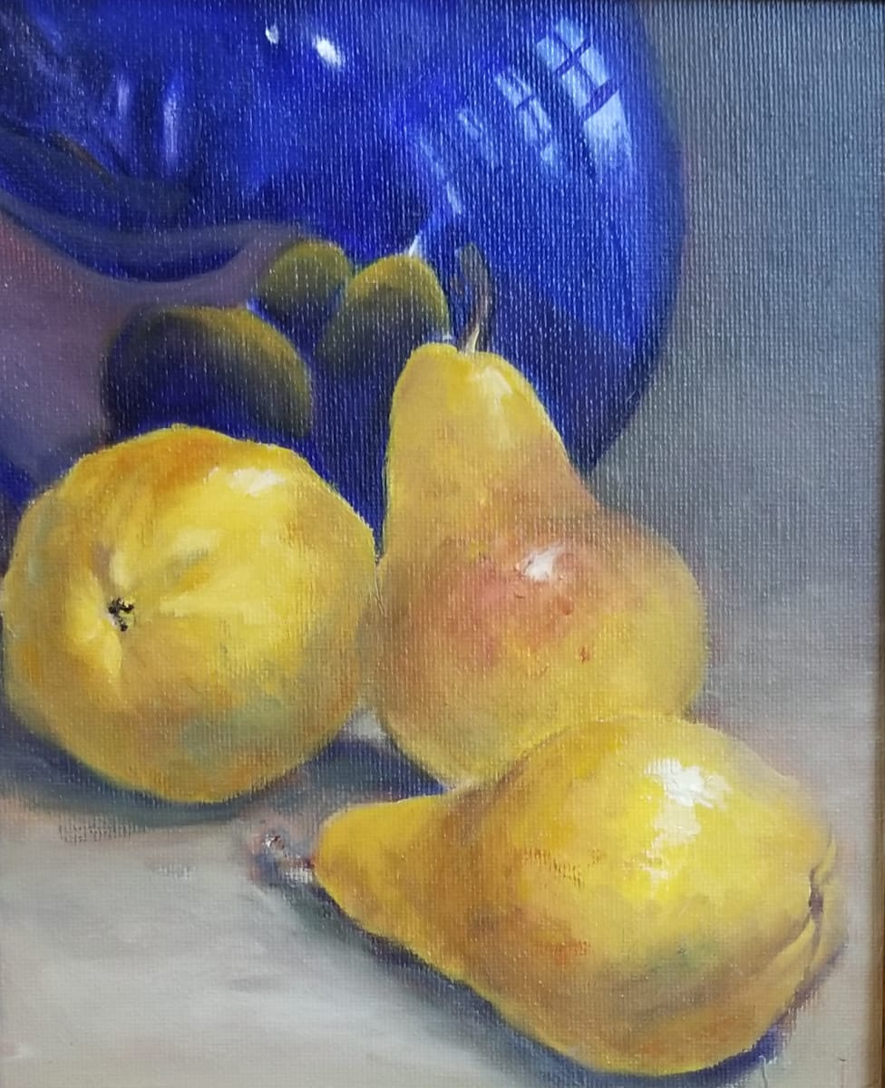 Yellow Pears by Donna Pate 