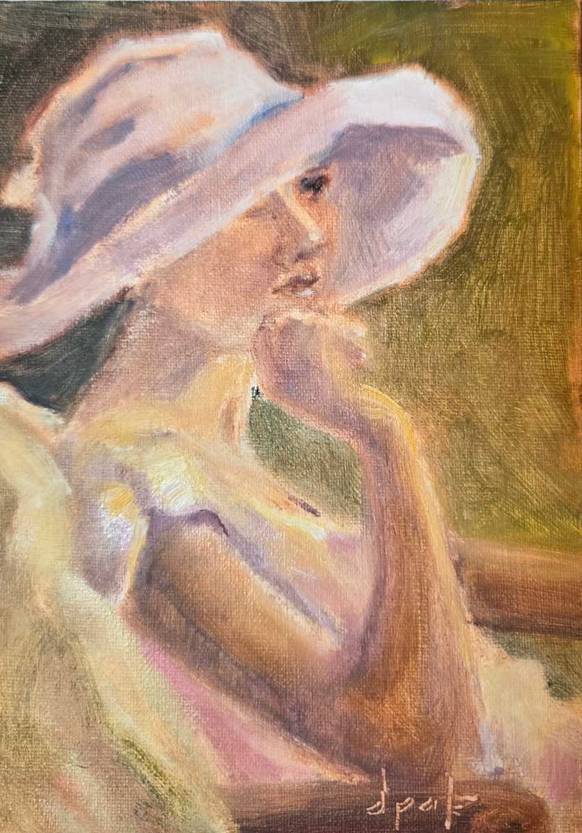 Woman in White by Donna Pate 