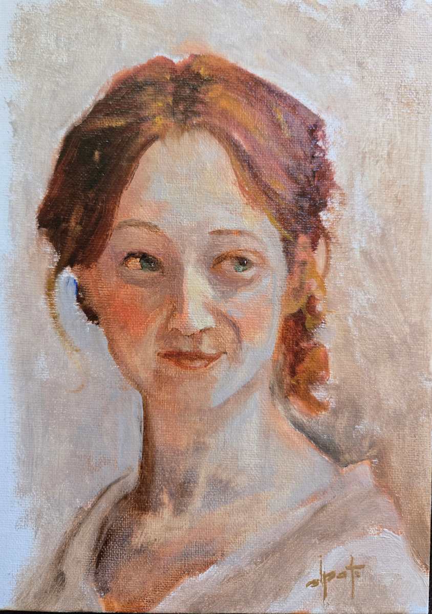 Portrait Study - Female #1 by Donna Pate, Image 1.