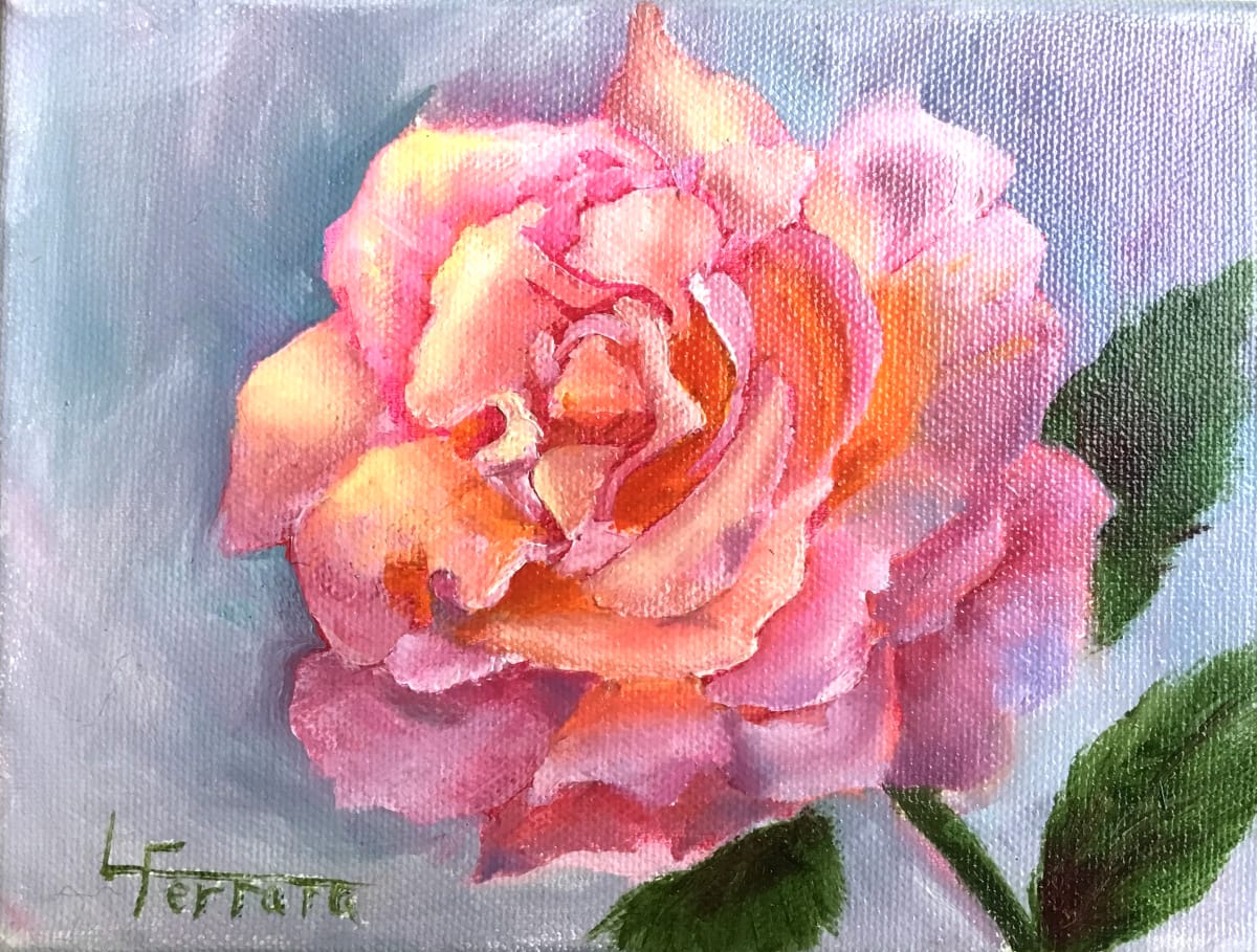 Peace Rose by Lina Ferrara 