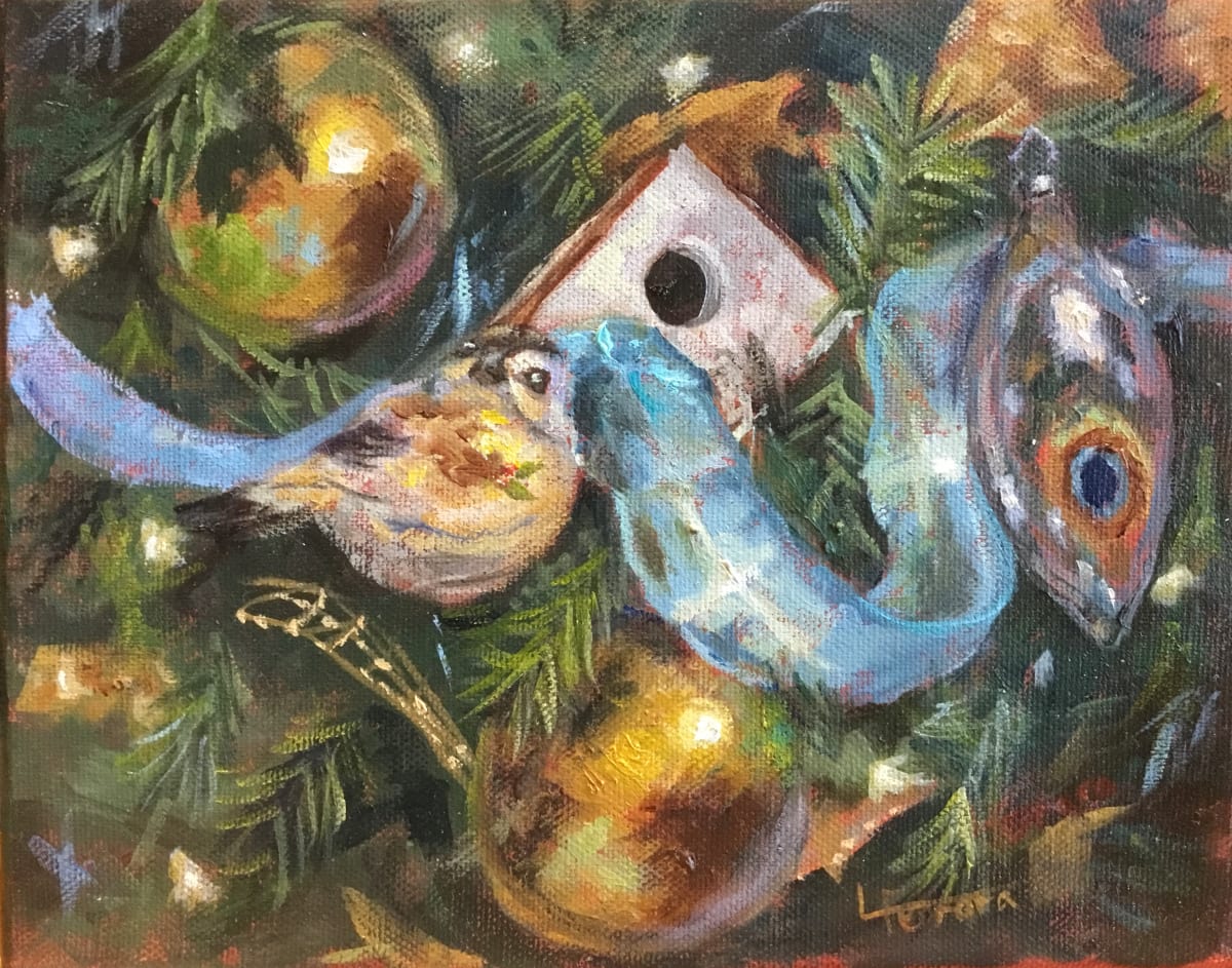 There’s a Bird in My Christmas Tree by Lina Ferrara 